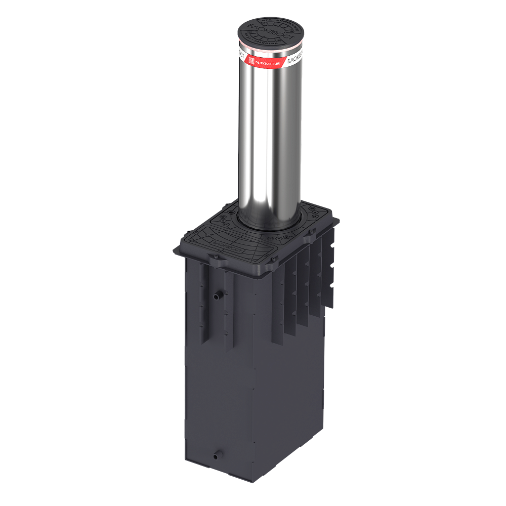 БЛОКПОСТ К12 из нержавеющей стали Гидравлический противотаранный боллард