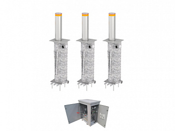 CAME TBD 220H600 KIT (3 BOLLARDS) Комплект боллардов