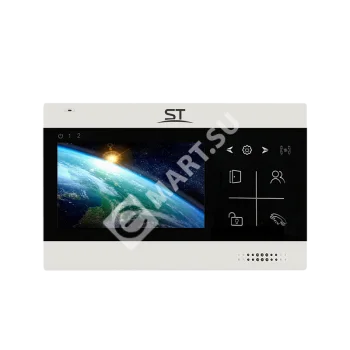 Space Technology ST-M102/4 (S) ЧЕРНЫЙ, (версия 2) Видеодомофон