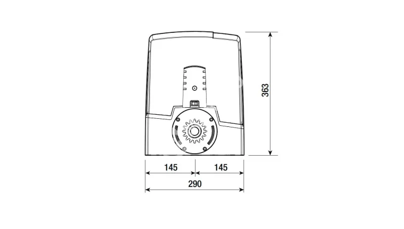 CAME BXV04AGS Привод для откатных ворот