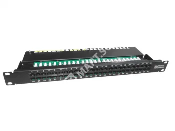 Netko Патч-панель телефонная UTP, 19", 50 портов RJ45, cat.3, 1U, Krone Type, "SB"