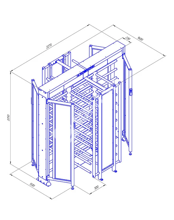 Ростов-Дон ПР2С/4М2 У Полноростовой роторный турникет