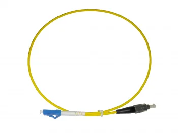 Netko Патч-корд оптический переходной FC-LC/UPC SM Simplex 3.0мм 9/125, 0.5м, LSZH