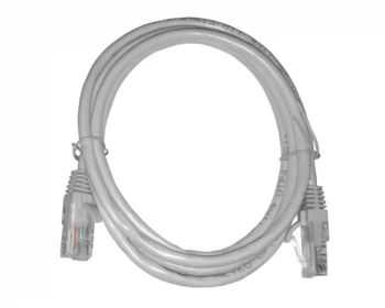 Netko Патч-корд UTP4 cat.5е, 1.5м, CCA, LSZH, серый, литой коннектор Optima